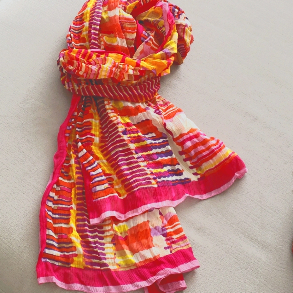 Echo Silk Scarf